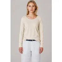 HempAge HempAge Damen Langarm-Shirt Lene Hanf/Bio-Baumwolle, Gobi, – Produktbild 1 von 1
