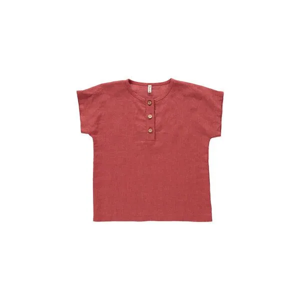 PETER JO PETER JO Top Marigold aus Leinen, Terracotta, – Produktbild 1 von 3