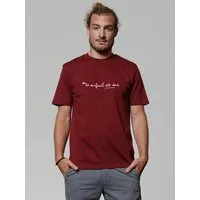 watapparel watapparel T-Shirt Unisex So einfach ist das, Burgundy, – Produktbild 1 von 1
