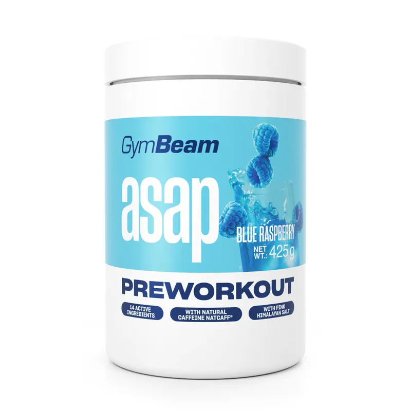 GymBeam ASAP GymBeam ASAP Pre-Workout 425 g blaue Himbeere – Produktbild 1 von 1