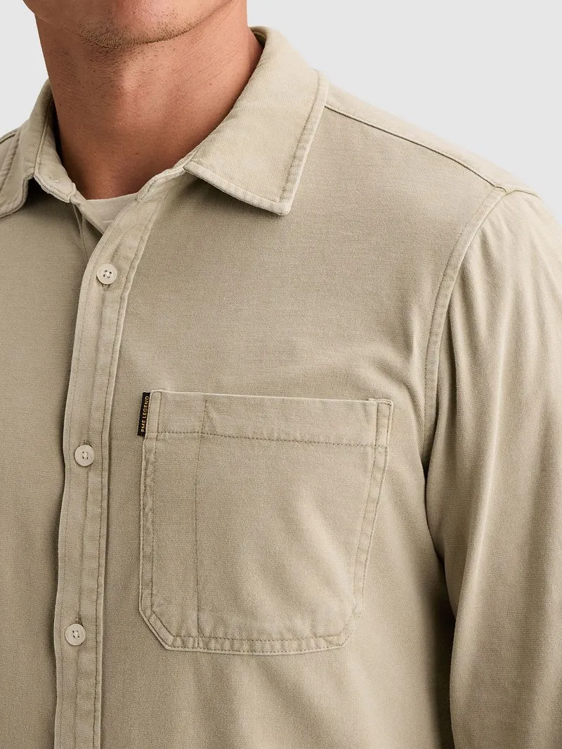 PME Legend PME Legend Jersey Shirt Abbey Stone - Größe XXL, Beige, – Produktbild 3 von 5