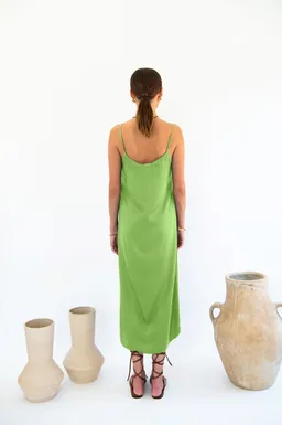 Neu Nomads Neu Nomads Damen vegan Kleid Easy Slip Emerald – Produktbild 1 von 1