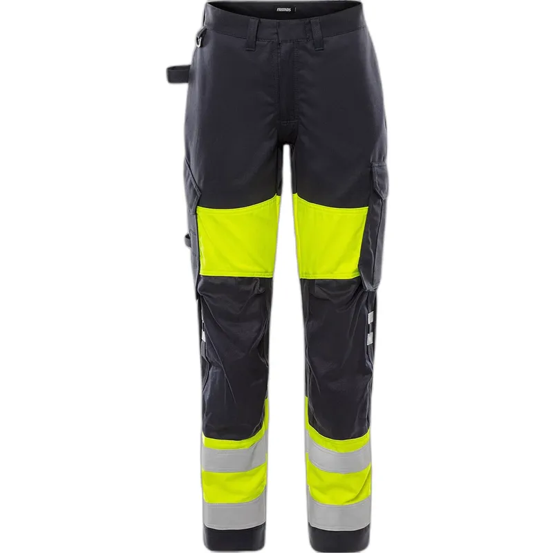 Fristads Berufshose hochsichtbar Klasse 1 für Frauen Fristads 2776 ATHS, Jaune, – Produktbild 2 von 2
