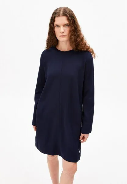 ARMEDANGELS ARMEDANGELS MAARILIANA Damen Jerseykleid aus LENZING ECOVERO Viskose Mix, Tinted navy, – Produktbild 1 von 4