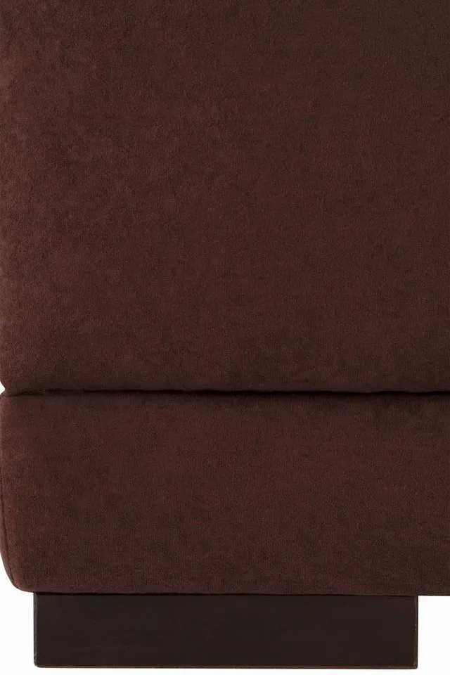 Home affaire Ecksofa Telos mit Boxspring Unterfederung für hohen Komfort, L-Form, mit Boxspring-Federung für tollen Sitzkomfort. Zeitlos und komfortabel, Braun, – Produktbild 5 von 5