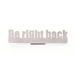 El Puente El Puente Lesezeichen "Be right back!" | Fair Trade & Handmade aus Ägypten – Produktbild 1 von 1