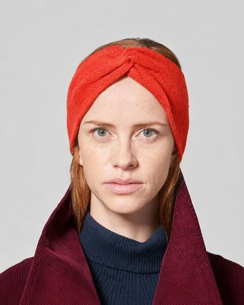 HempAge HempAge Damen Stirnband Hanf/Bio-Baumwolle, Brick orange, – Produktbild 2 von 4