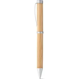 hi!dea™ hi!dea™ LAKE. Bambus-Kugelschreiber mit Drehmechanik und Metallclip – Produktbild 1 von 1