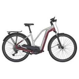 We Cycle Bergamont E-Horizon LTD Premium Damen E-Bike Trekking Pedelec silberfarben/rot 2025 XS (155-161 cm) | E-Trekkingbikes – Produktbild 1 von 1