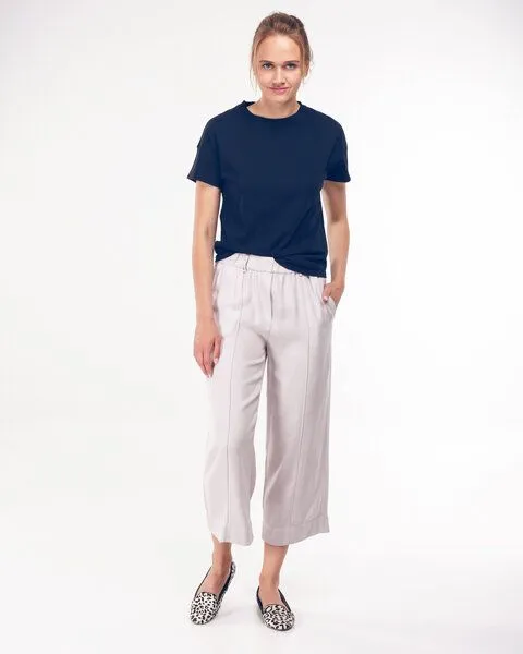 Alma & Lovis Alma & Lovis Lässiges T-Shirt im Loose Fit | Short Sleeve, Night blue (navy), – Produktbild 1 von 1