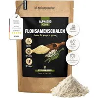 ALPHAZOO ALPHAZOO Flohsamenschalen gemahlen für Hunde und Katzen 500 g – Produktbild 1 von 1