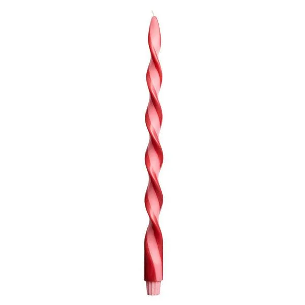 Originalhome Originalhome Gedrehte Duo Kerze für bewusste Geschenke - paraffinfrei & vegan., Rosa (love), – Produktbild 2 von 3