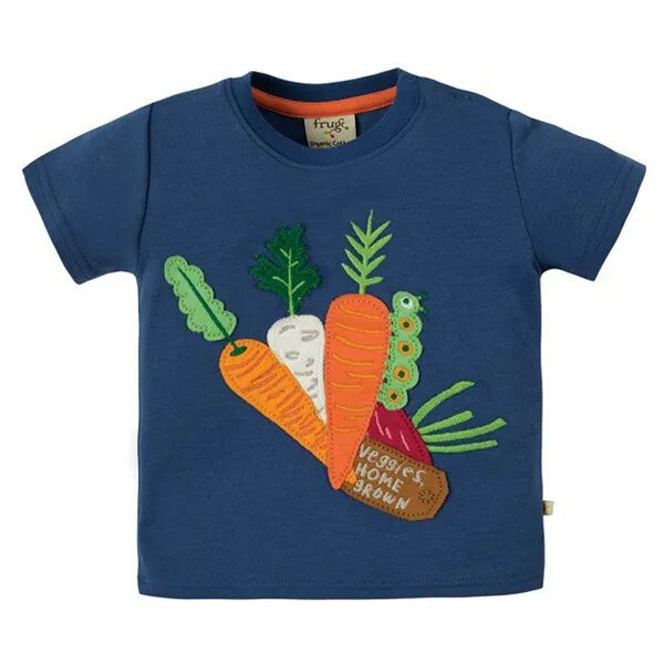 Frugi Frugi T-Shirt Veggie blau – Produktbild 1 von 2