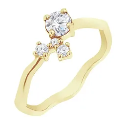 Eppi Eppi Cluster-Ring mit Moissanit und Lab Grown Diamanten Roche – Produktbild 1 von 1