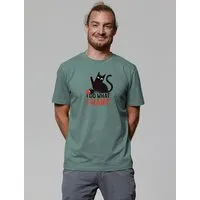 watapparel watapparel T-Shirt Unisex Cat, Green bay, – Produktbild 1 von 1