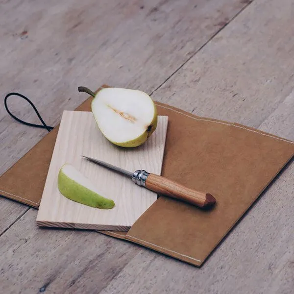 Side by Side Side by Side Outdoor Schneidebrett mit Etui, Braun, – Produktbild 3 von 4