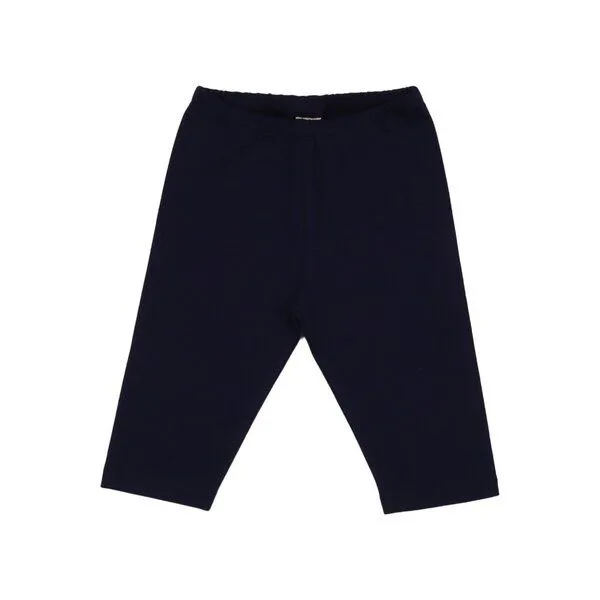 Walkiddy Walkiddy 3/4-Leggings Dunkelblau Uni Bio-Baumwolle GOTS – Produktbild 1 von 1
