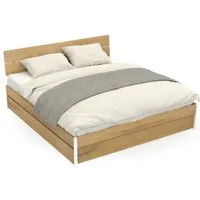 ekomia ekomia Bett Luna Storage, Weiß, – Produktbild 1 von 1