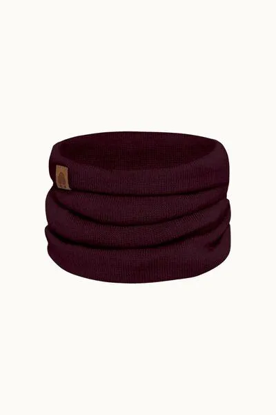 Kopyto Kopyto OPOS – Multifunktionaler Merino-Schlauchkragen aus 100% RWS-Wolle, Maroon, – Produktbild 5 von 6