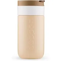 Dopper Dopper Thermobecher Travel Mug 300ml, 400ml - Auflaufsicher, kohlensäurehaltige Getränke, 6 Stunden warm / 20 kalt, Earthy brown (beige), – Produktbild 1 von 1