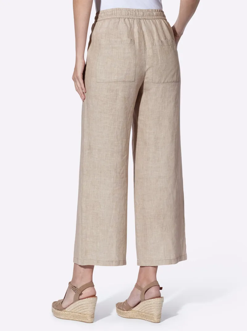 heine Leinenhose sesam, Sesam, – Produktbild 2 von 2