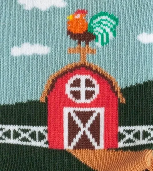 DillySocks DillySocks Kindersocken Lil Farmer's Finest aus Biobaumwoll-Mix, Mehrfarbig, – Produktbild 2 von 3