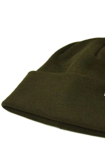 Lou-i Lou-i Mütze aus Merinowolle unisex, Olivgrün, – Produktbild 3 von 4