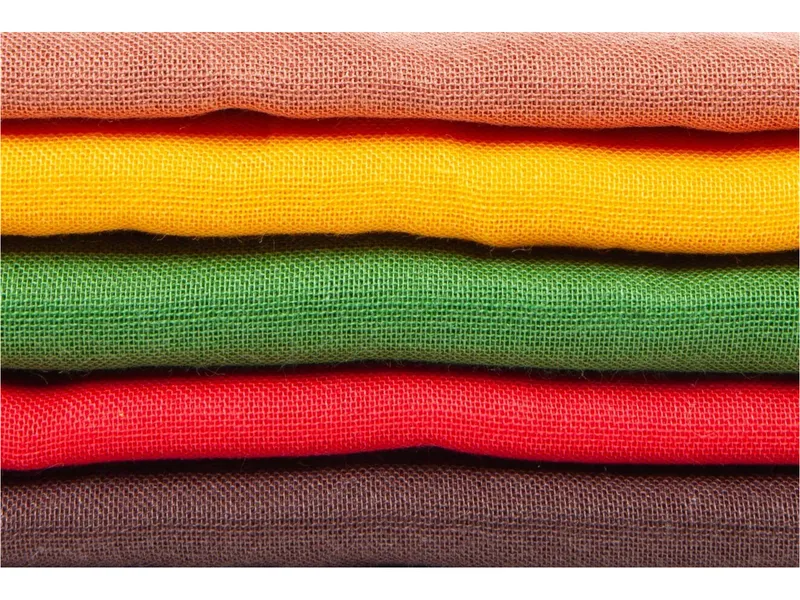 HANS NATUR HANS NATUR Spieltücher Jahreszeitentücher Bio-Baumwolle 5er Set, 115 x 105 cm Herbst, Mehrfarbig, – Produktbild 2 von 2