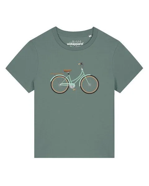 watapparel watapparel T-Shirt Frauen Mint Bike, Green bay, – Produktbild 1 von 2