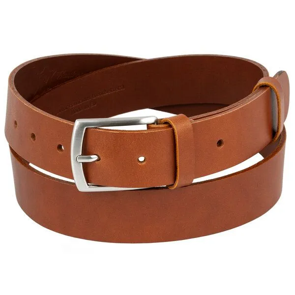 Simaru Simaru Ledergürtel Buenos Aires 35mm / Leder pflanzlich gegerbt, Hellbraun, – Produktbild 2 von 4