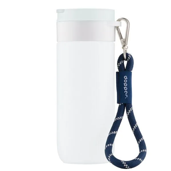 Dopper Wrist Cord - Trageschlaufe für den Dopper Travel Mug, Weisser ring (midnight), – Produktbild 2 von 3
