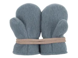 Pure pure by Bauer PURE PURE by Bauer Baby Handschuhe Fäustlinge Bio-Merinowolle Fleece storm blue Gr.1 (6-12 Monate) – Produktbild 1 von 1