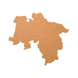 Kork-Deko Kork-Deko Niedersachsen als Pinnwand aus Kork XXL ca. 80x50 cm | Umriss Niedersachsen – Produktbild 1 von 1