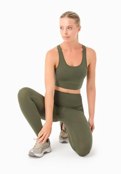 ORGANICATION ORGANICATION BIANNCA | Bralette aus Bio-Baumwolle, Olive, – Produktbild 4 von 4
