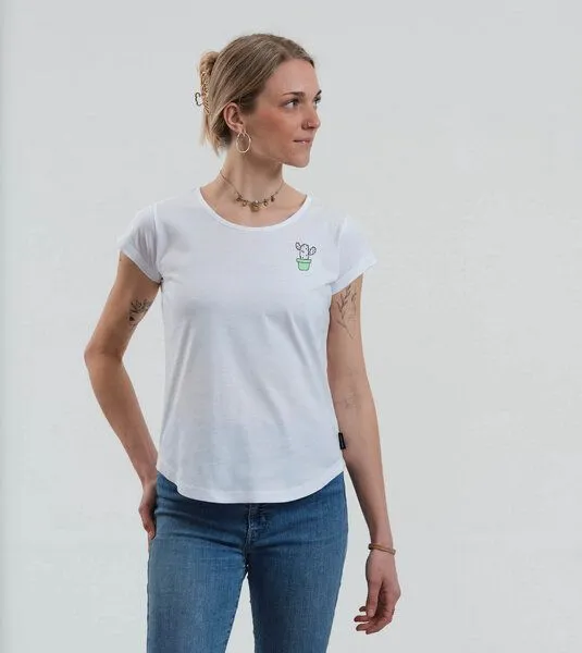 Gary Mash GARY MASH Shirt Asheville Mini Kaktus aus Biobaumwolle, Weiß, – Produktbild 2 von 4