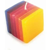 El Puente El Puente Kerze "Regenbogen" | Fair Trade & Handmade aus Indien – Produktbild 1 von 1