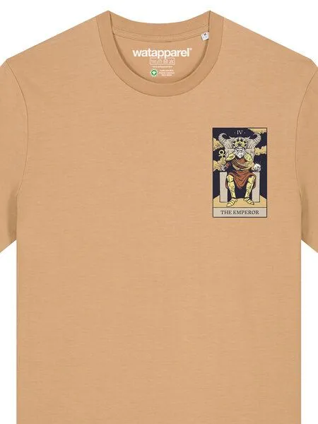 watapparel watapparel T-Shirt Unisex Tarot The Emperor, Latte, – Produktbild 3 von 3