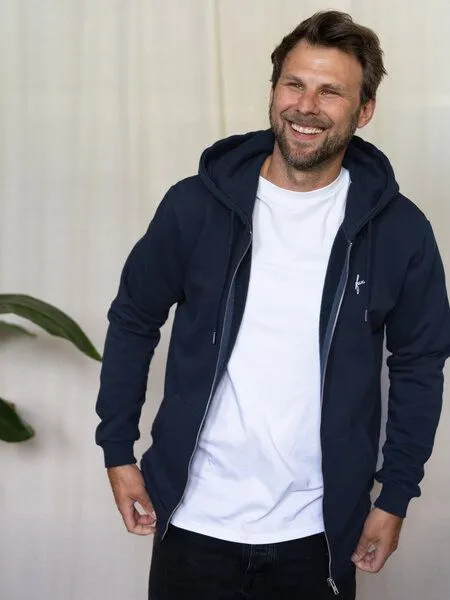 FUXBAU FUXBAU fux Sweatjacke, Navy, – Produktbild 4 von 4