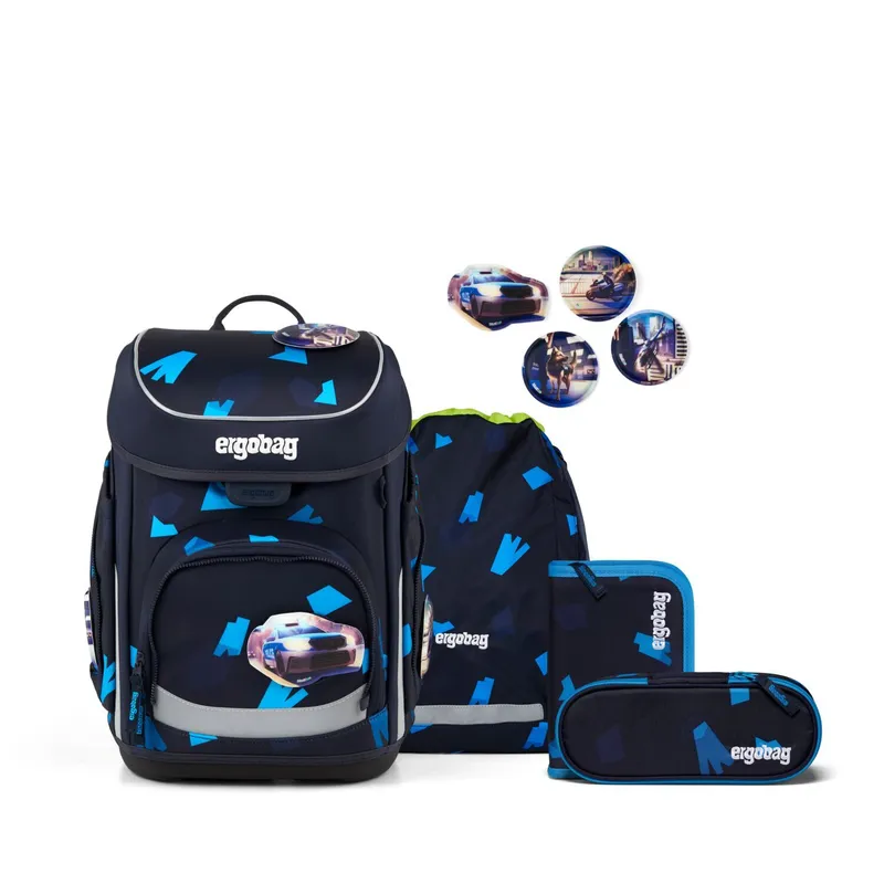 Ergobag Ergobag cubo Schulranzen, 5-teiliges Set, Kollektion 2026 VerfolgBärjagd, Blue, – Produktbild 2 von 2