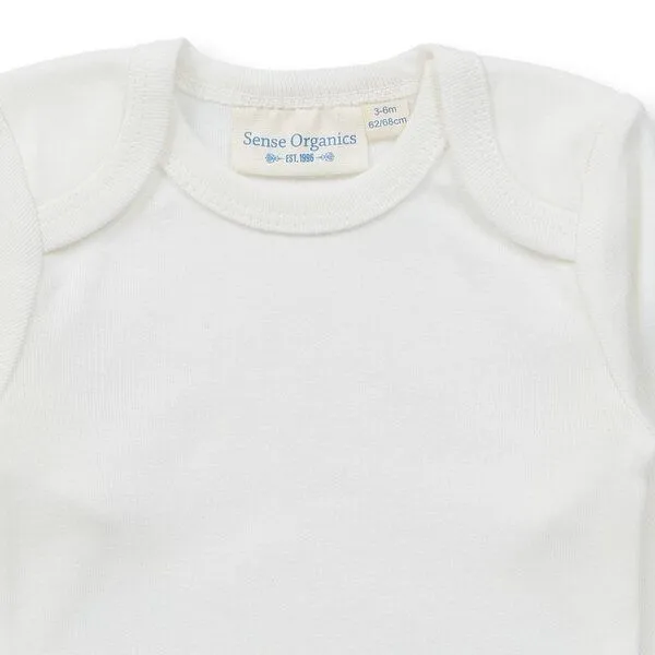 Sense Organics sense-organics Baby Body in naturweiß, Modell YVON, Weiß, – Produktbild 2 von 4