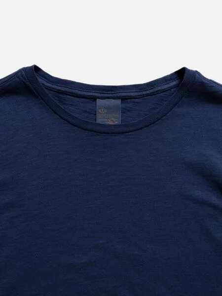 Nudie Jeans Nudie Jeans Herren T-Shirt aus Bio-Baumwolle "Roffe", French blue (blau), – Produktbild 3 von 4