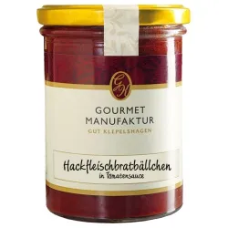 Gut Klepelshagen Hackfleischbällchen vom Weiderind in Tomatensauce – Produktbild 1 von 1