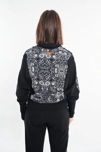 KOKOworld KOKOworld Sweatshirt Okami, Black medina (schwarz), – Produktbild 4 von 4