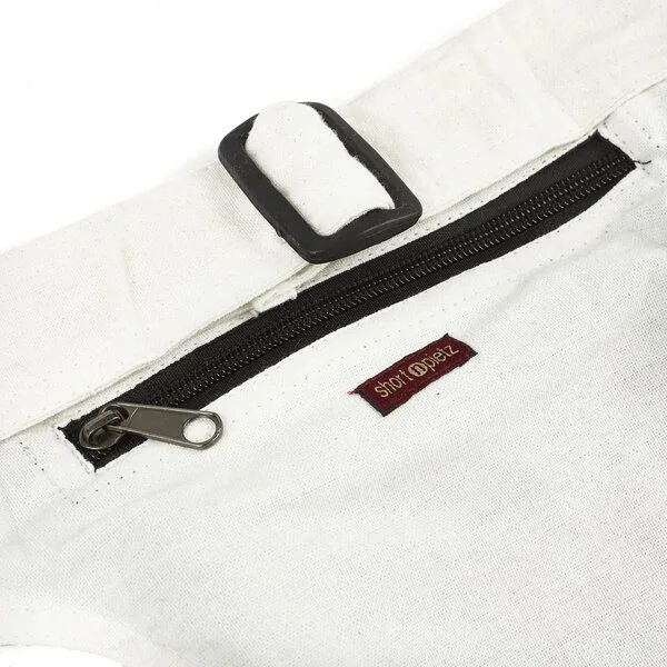 short'n'pietz short'n'pietz handgenähte Gürteltasche mit verstellbarem Gürtel, Weiß rot, – Produktbild 4 von 4