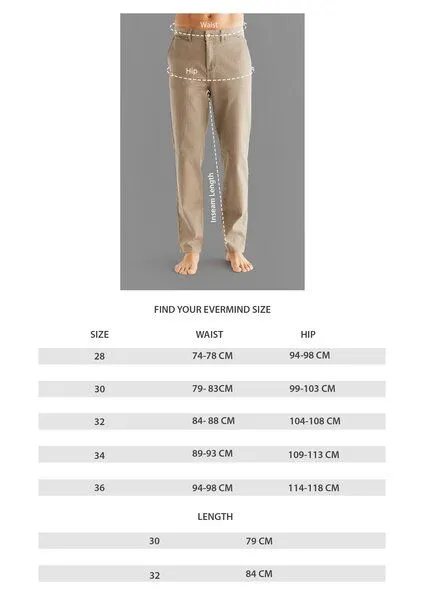 Evermind Evermind M's Chinos-MR8010, Coal black, – Produktbild 4 von 4