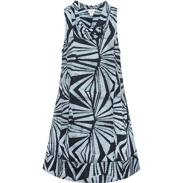 Global Mamas Global Mamas Bio Kleid - ELI - Gingko, Rays (schwarz), – Produktbild 1 von 3