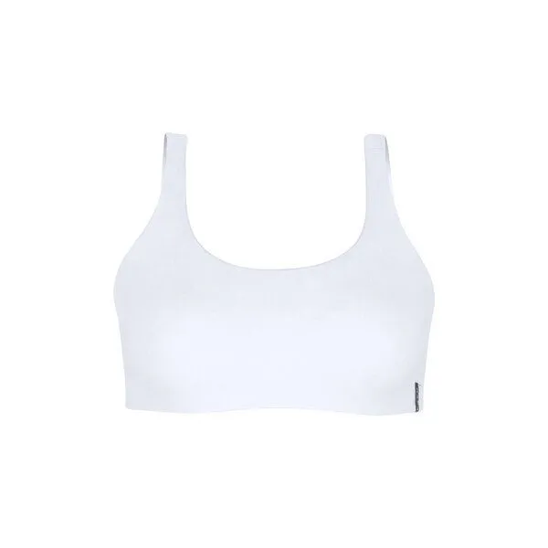Jaya Jaya CARMEN - Damen - Bra für Yoga aus Biobaumwolle, White/weiß, – Produktbild 3 von 4