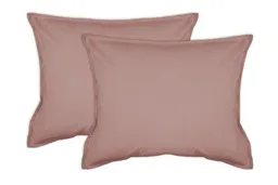 jilda-tex jilda-tex 2er Pack Kissenbezug in Stone-Washed Optik 100% Bio-Baumwolle Uni Made in Green 45x45cm 50x50cm – Produktbild 1 von 1