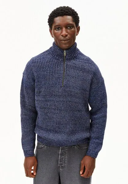 ARMEDANGELS ARMEDANGELS MICHAAEL MOULINE Herren Pullover aus Bio-Baumwoll Mix, Night sky-frozen lavender-light wave, – Produktbild 1 von 4
