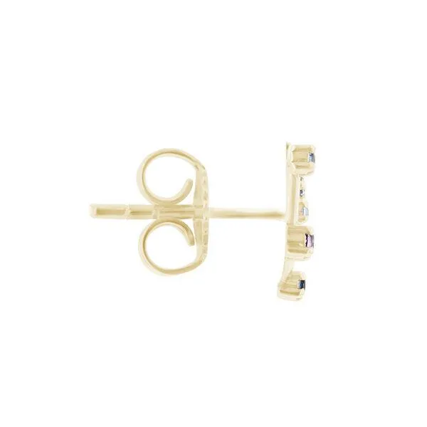 Eppi Eppi Goldener Ohrring mit Sternzeichen Scorpio, Gold, – Produktbild 2 von 2